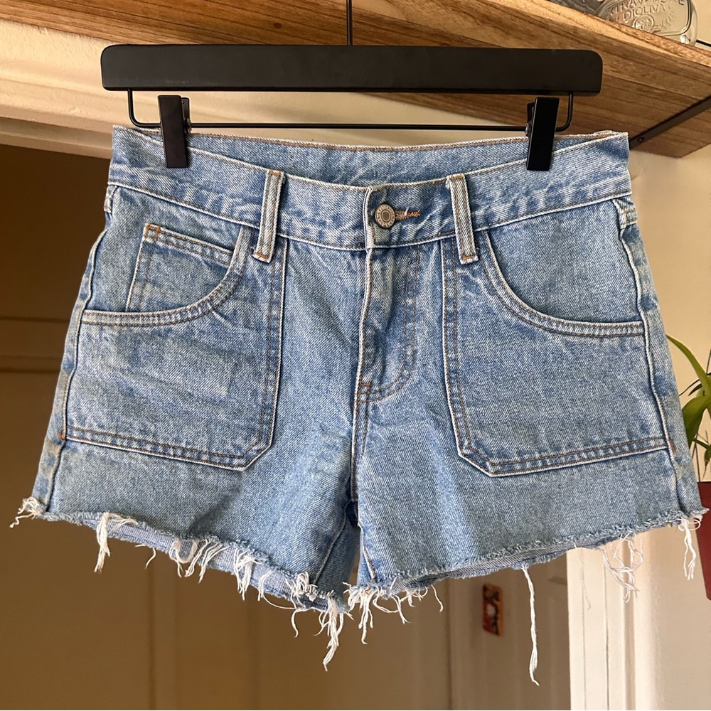 J Galt Low-Rise Cutoff Jean Shorts (Small)